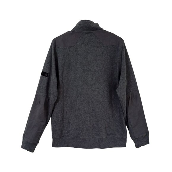 Ben Sherman Heritage Sweaters Charcoal Gray Zip Up Men Warm Layer Coat Sz L - Picture 8 of 11